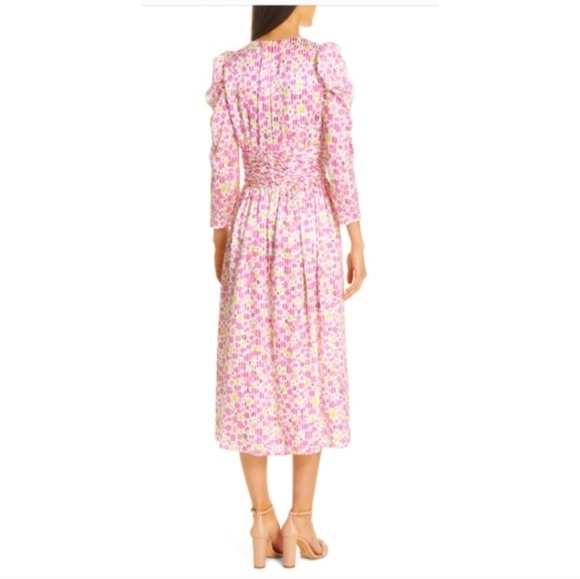 Kate Spade New York Marker Floral Devore Dress ,Sz 4 - Picture 3 of 7